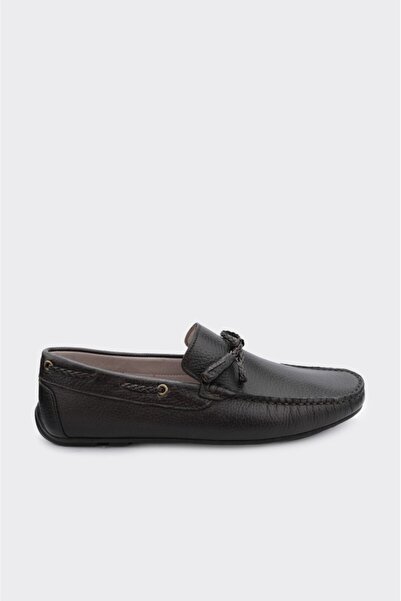 derinet Hakiki Deri Püsküllü Erkek Loafer