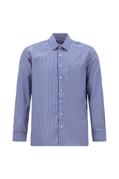 Abdullah Kiğılı Πουκάμισο - Ναυτικό μπλε - Γραφείο