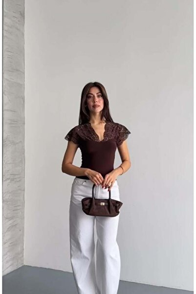 Shopping Shop Μπλούζα - Καφέ - Κανονική εφαρμογή