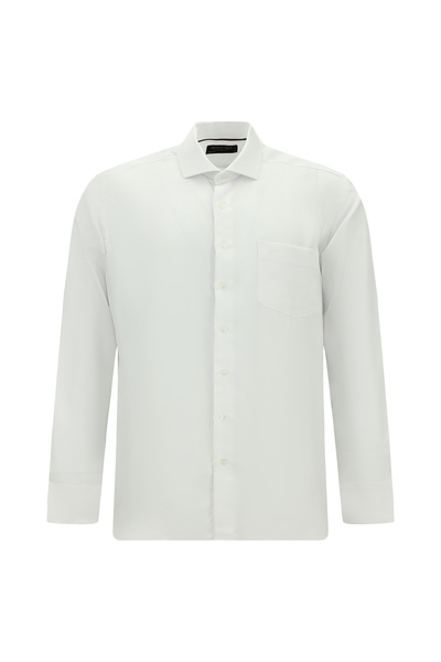 Abdullah Kiğılı Πουκάμισο - Λευκό - Γραφείο
