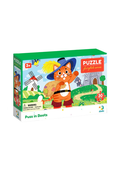 dodotoys Puzzle Motanul ÃŽncÄƒlÈ›at, 30 piese, varsta 3-6 ani