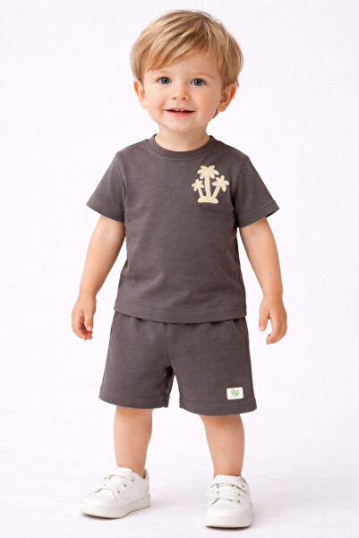 kr kids Boy's Basic T-Shirt & Shorts Set