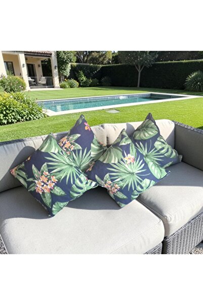 kapella Kirlent Leaf Pattern 35X35 4 Pieces