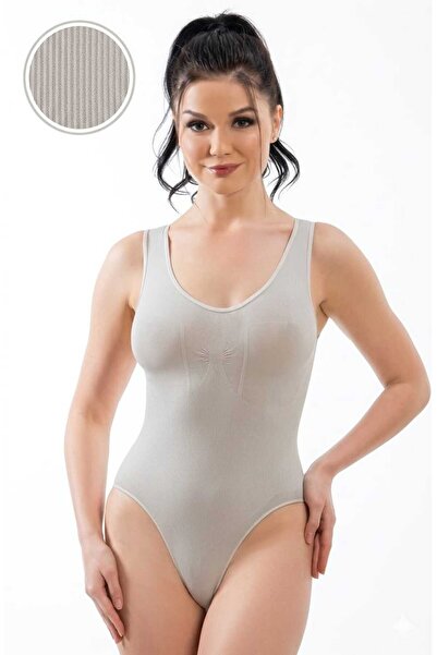 Funny Life Κορσέ σώματος χωρίς ραφές με πλέξη που συγκρατεί το ύφασμα