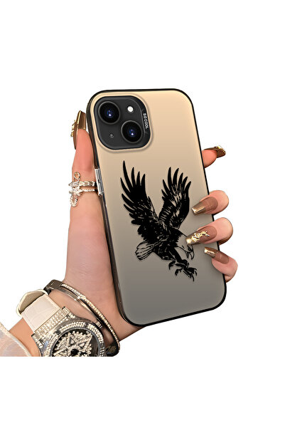 PATTERNOVA iPhone 13/14 Uyumlu Kartal Kılıf, Günlük Kullanım, Düşmez, Kaymaz,...
