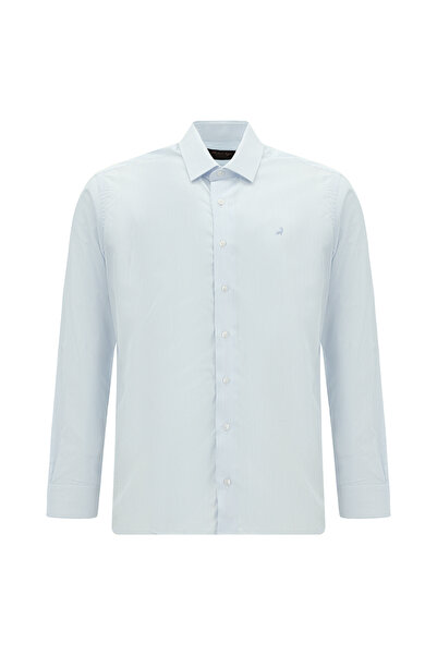 Abdullah Kiğılı Πουκάμισο - Μπλε - Γραφείο