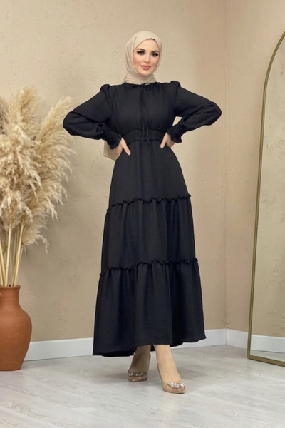 Tesettür Diyarı Λιτό φόρεμα - Πολύχρωμο - Μακρύ