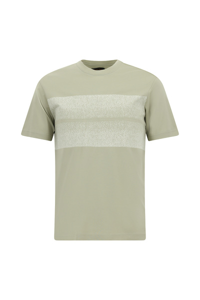 Abdullah Kiğılı T-Shirt - Πράσινο - Στενή εφαρμογή