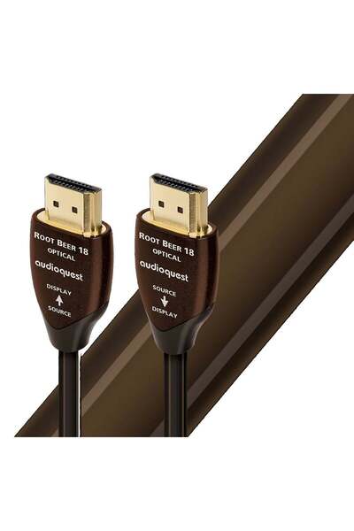 AudioQuest Root Beer 18Gbps Optical Active HDMI 2.0b Kablo 15 metre