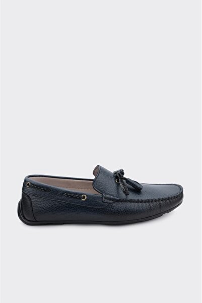 derinet Hakiki Deri Püsküllü Erkek Loafer