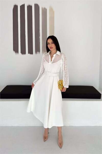 Dipmoda Φόρεμα - Λευκό - Basic