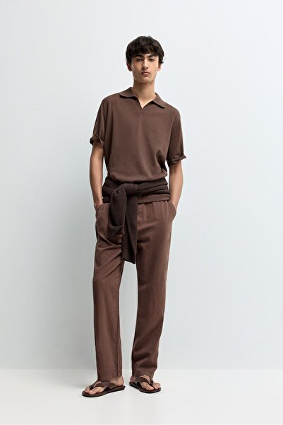 LEFTIES Keten - pamuk jogger pantolon
