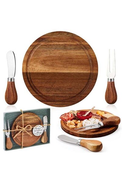 Arabest Cheese Board Set,Small Personal Serving Tray,6 Inch Mini Appetizer Pl...
