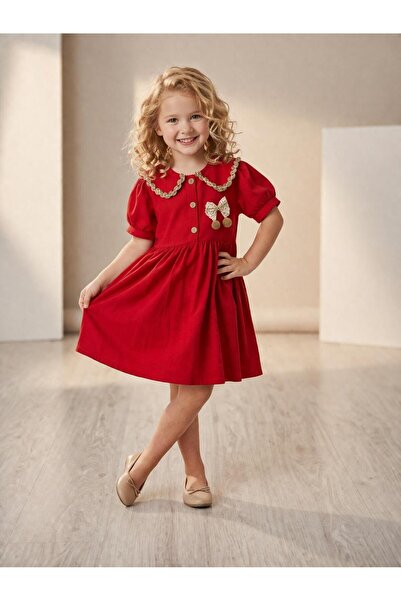 ARBİ kids Φόρεμα - Κόκκινο - Φουσκωτή φούστα