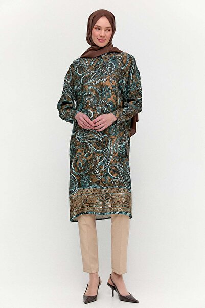 Setrms Çoklu Desenli Floş Tunik
