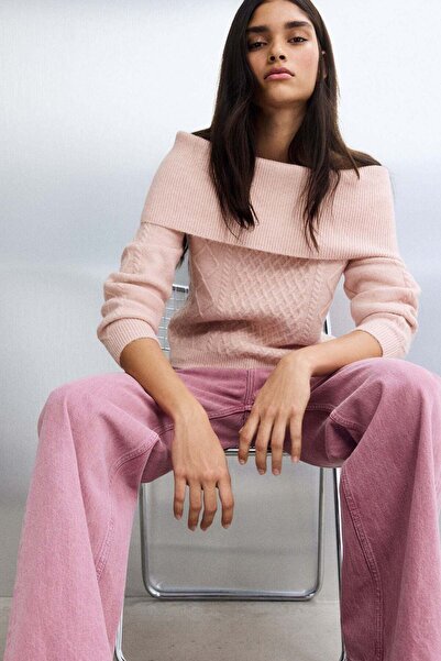 H&M سترة مكشوفة الكتفين