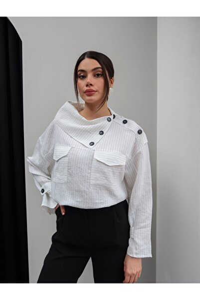 ESRAHELVACI Πουκάμισο - Λευκό - Casual