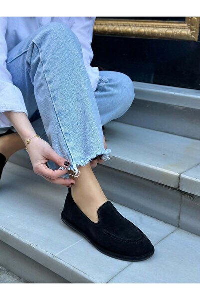 ERVANIN BUTİĞİ Black Genuine Leather (Raisa) Women's Shoes