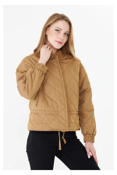 PIQUE Γυναικείο παλτό Daria καφέ