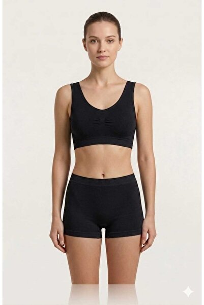 Funny Life Σετ Μπουστιέρα και Μποξεράκι χωρίς ραφές