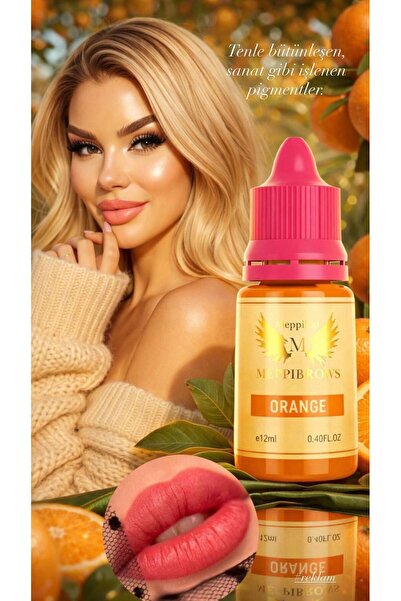 MeppiBrows Kalıcı Makyaj Dudak Nötrleme Pigmenti Orange