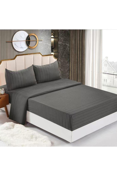 Pucioasa Damask bed linen with elastic for double bed Pucioasa, SDP 4 pieces,...
