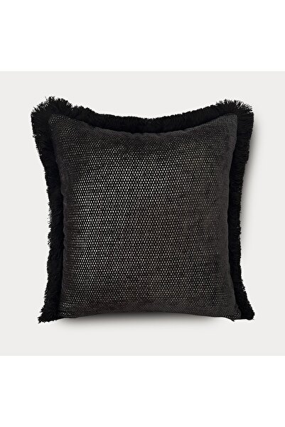 Lidoma Home "Noir" Püsküllü Kırlent Kılıfı - 45x45 - Gold
