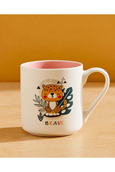 REDTAG Pink "Brave" Mug