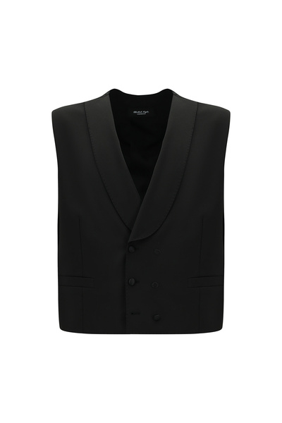 Abdullah Kiğılı Γιλέκο - Μαύρο - Διπλόμπρατσο
