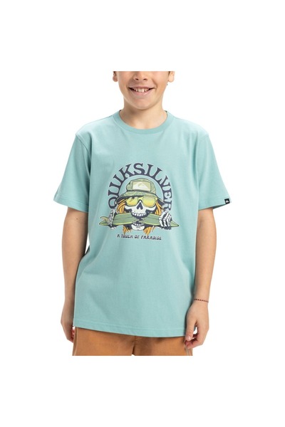 Quiksilver EV SKULL FEAST K T-SHIRT AQUIFER