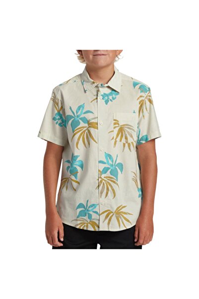 Quiksilver APERO CLASSIC K SS ΠΟΥΚΑΜΙΣΟ ΧΙΟΝΑΤΟ ΛΕΥΚΟ