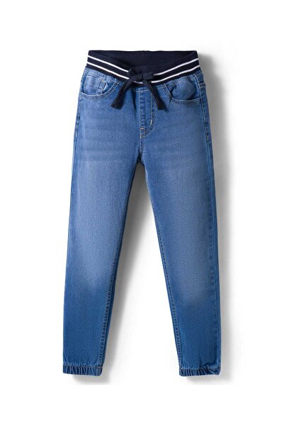 Pine kids Denim Woven Full Length Washed Jeans - Light Blue