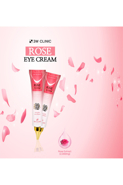 3W CLINIC ROSE EYE CREAM