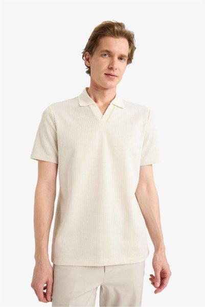 DeFacto Cotton Regular Fit Short Sleeve Polo T-Shirt F9861Ax26Sp