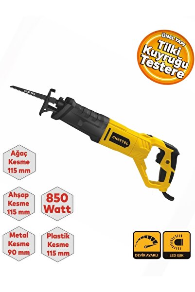 chattel CHT-6091 Elektrikli Tilki Kuyruğu Testere 850 W Tilki Kuyruğu
