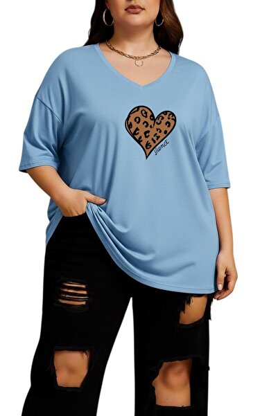 E-ROMA ΜΠΛΟΥΖΑΚΙ UNISEX ΜΕΓΑΛΟΥ ΜΕΓΕΘΟΥΣ ΜΕ ΣΤΑΜΠΑ ΚΑΡΔΙΑΣ, ΛΑΙΜΟΥ V, OVERSIZ...