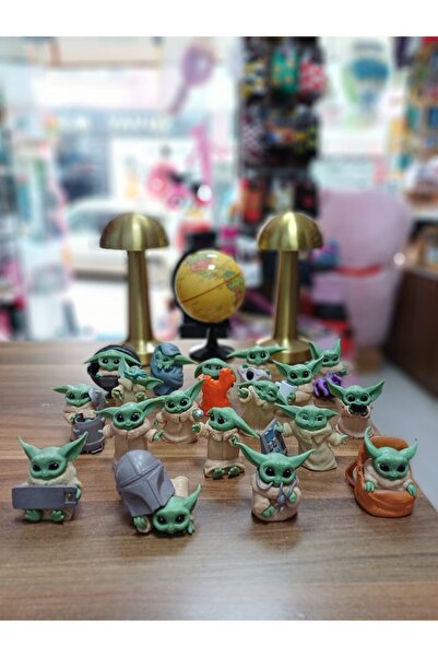 BlcBoutique Baby Yoda Figürleri Mini Koleksiyon Dekor Set
