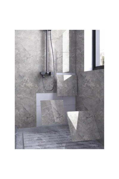 hediye bahçesi Gray Marble Pattern Wall Sticker (30X30)