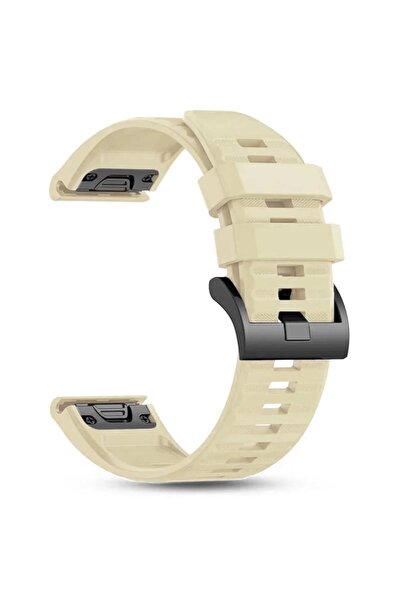 CaseOnn Garmin fenix 8 - 51 mm, Solar, Sapphire Kordon Silikon Quickfit Özell...