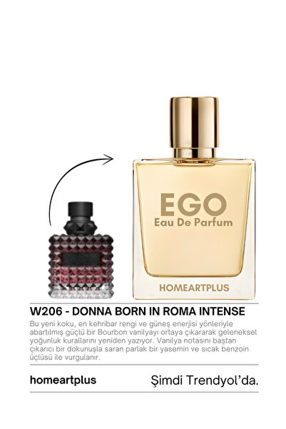 homeartplus W206- Edp 50 ml ( DONNA BORN IN ROMA ) Çiçeksi Kadın Parfüm