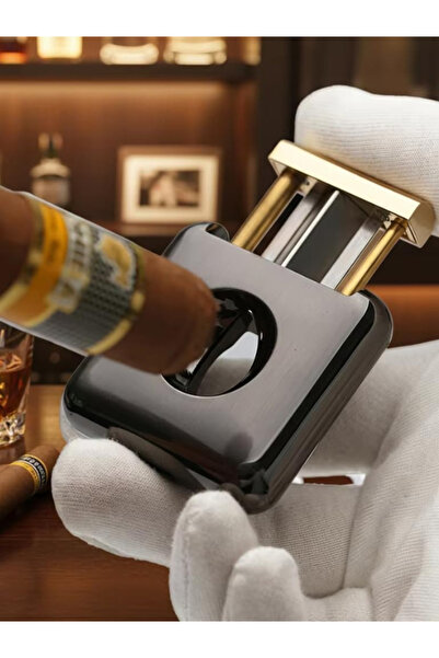 Jifeng V Cut Cigar Cutter – Stainless Steel V Cutter, Premium Portable Cigar (Silver)