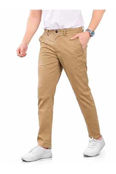 YANEK Men’s Slim Fit Chino Trousers – Premium Comfort & Everyday Style