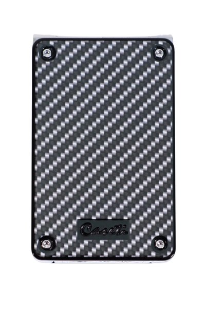 Caseti Çift Torch Pürmüz & Tek Torch Mum Alev Delicili Karbon Desenli Metal Puro Çakmağı
