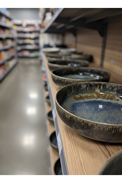 RİNART PORSELEN Toledo 17 Cm Blueport Kase – Salata & Meze Sunum Kasesi | Desenli Şık Servis Kasesi
