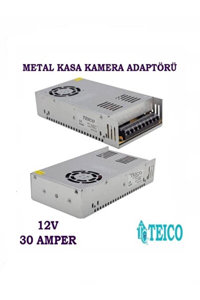 12V 30 Amper Metal Kamera Adaptörü Teico-5230