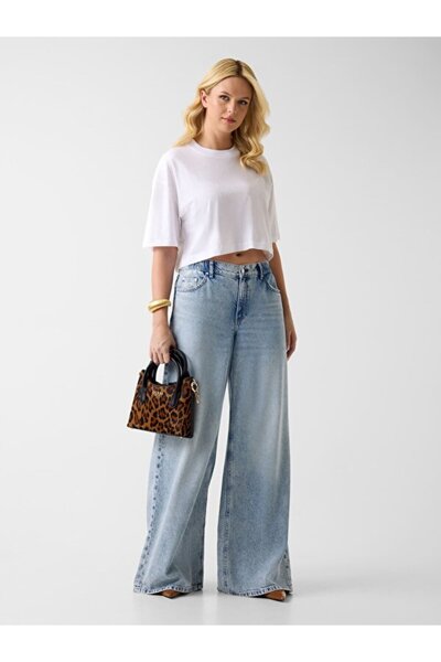 Guess Jersey Kadın Boxy Fit T-Shirt