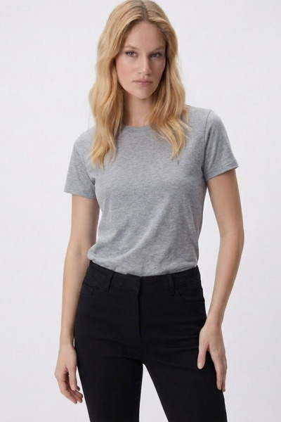 MATERIAL T-Shirt - Γκρι - Χαλαρό