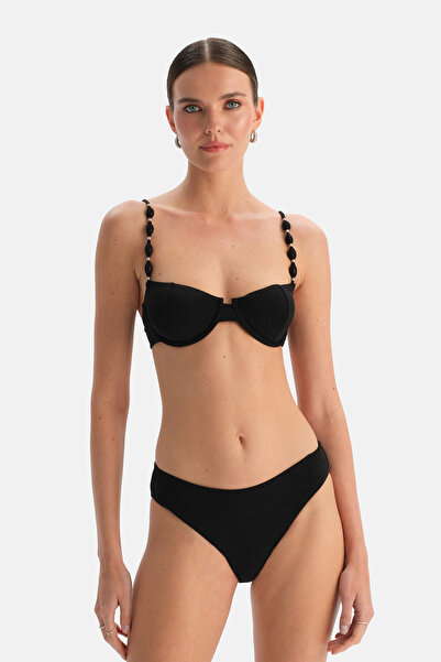 Dagi Σλιπ μπικίνι - Μαύρο - Animal print