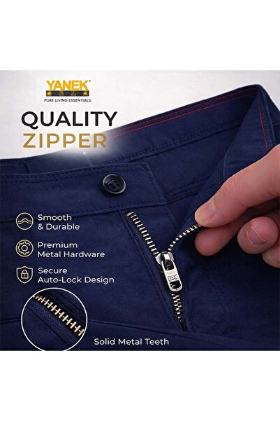 YANEK Men’s Slim Fit Chino Trousers – Premium Comfort & Everyday Style