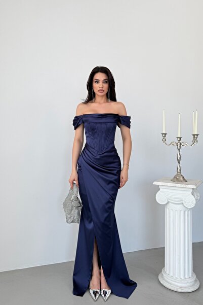 Serica Moda Βραδινό φόρεμα & φόρεμα χορού - Ναυτικό μπλε - Μακρύ